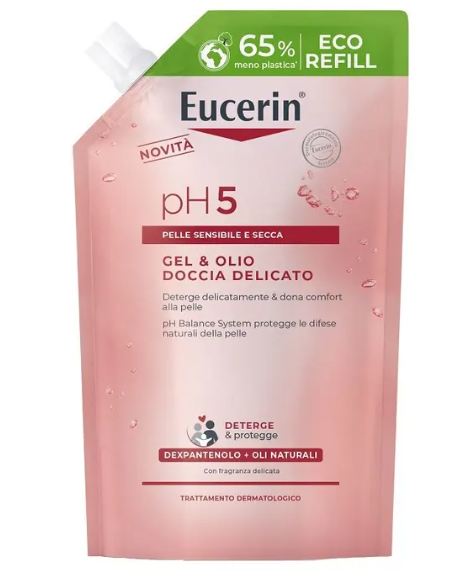 Eucerin Ph5 Gel & Olio Doccia Delicato Refill 400 ml